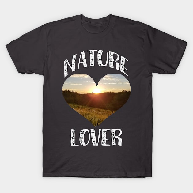 Nature Lover Sunrise T-Shirt by kjdesigned